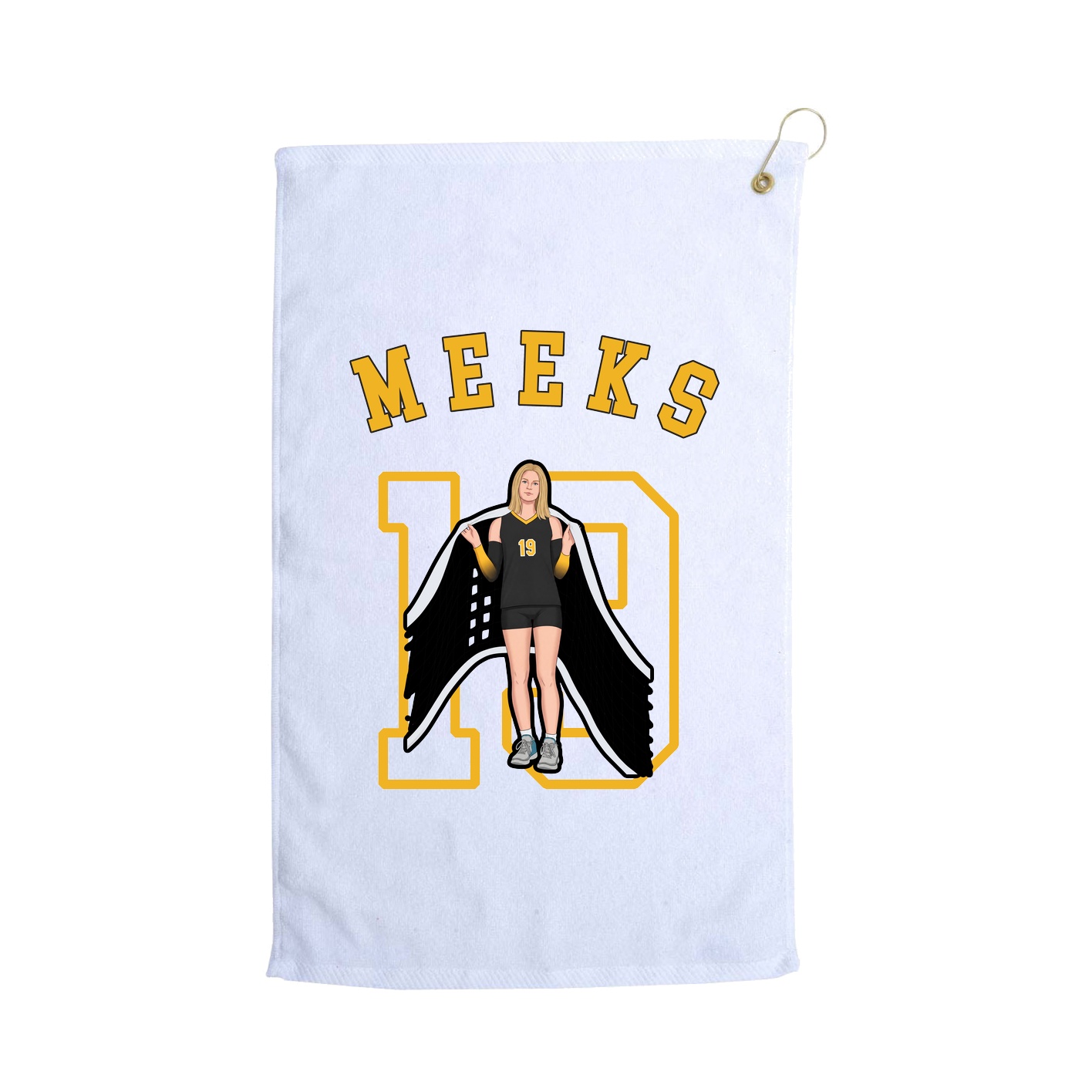Golf Towel — Shirsey Arch in White