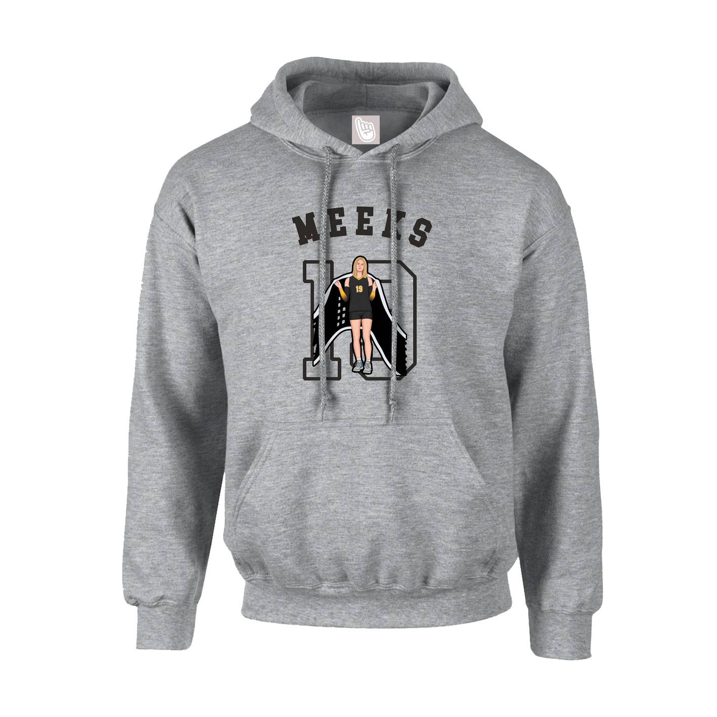 Youth Hoodie — Shirsey Arch in Grey