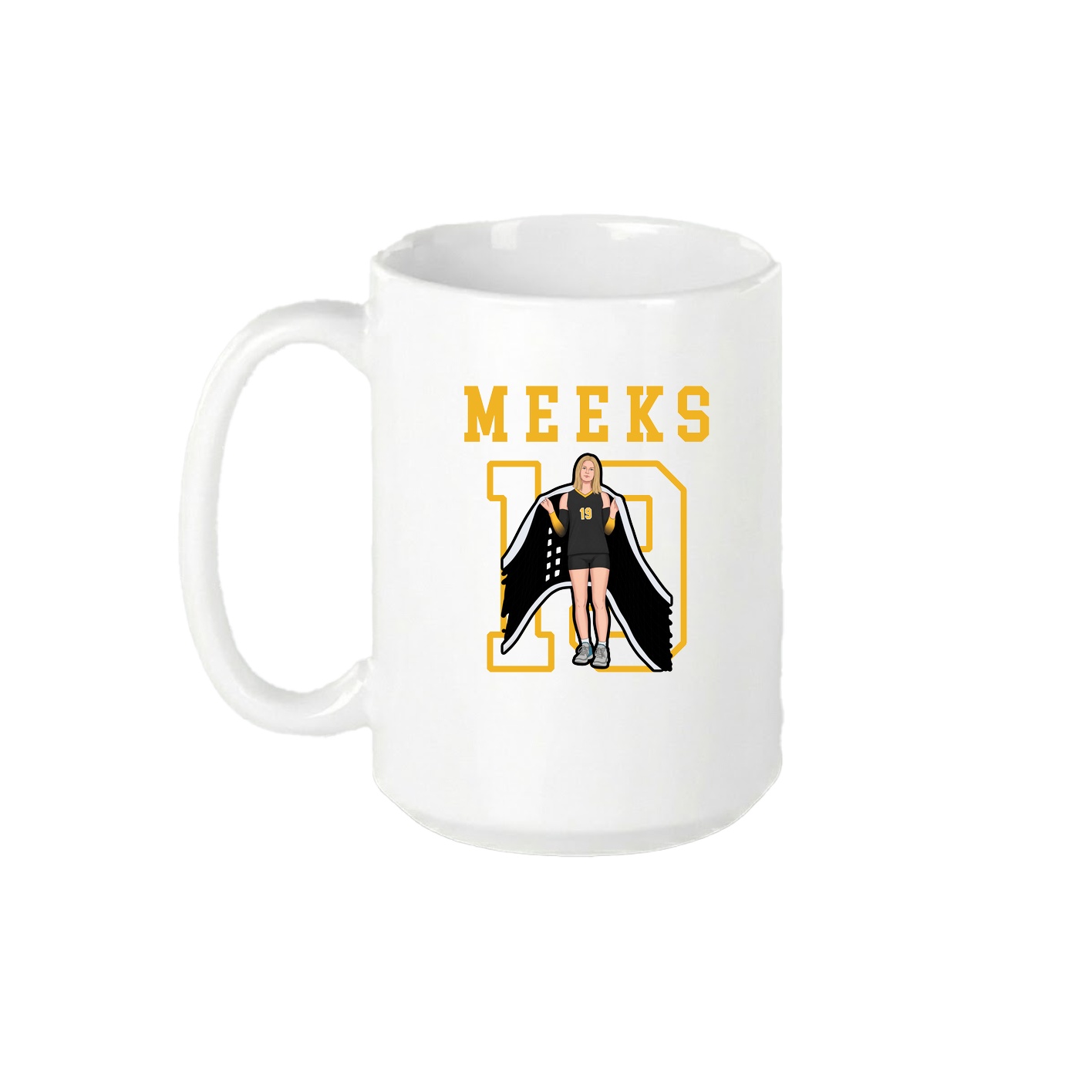 15oz Coffee Mug — Shirsey in White