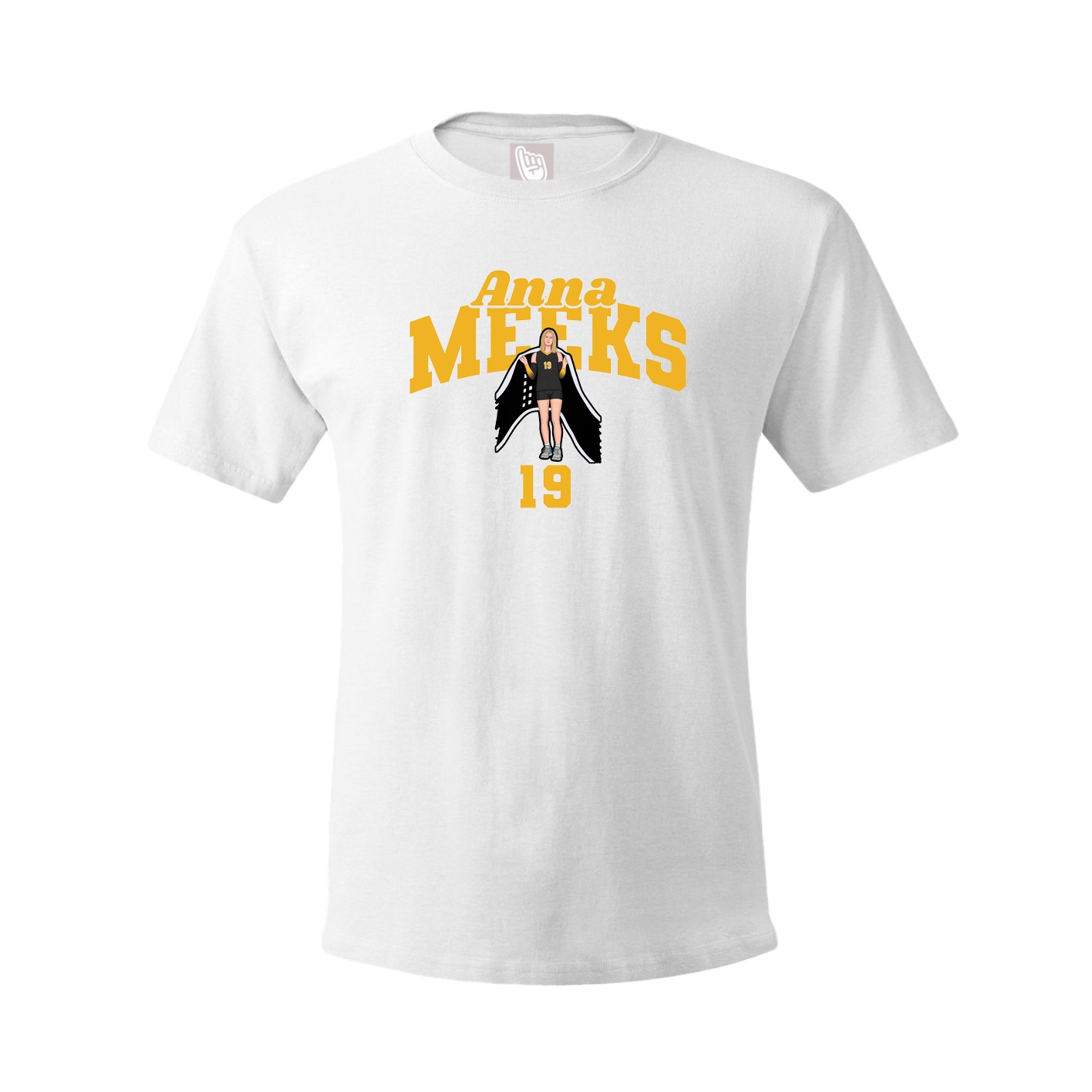 Youth Tee — Signature Arch in White