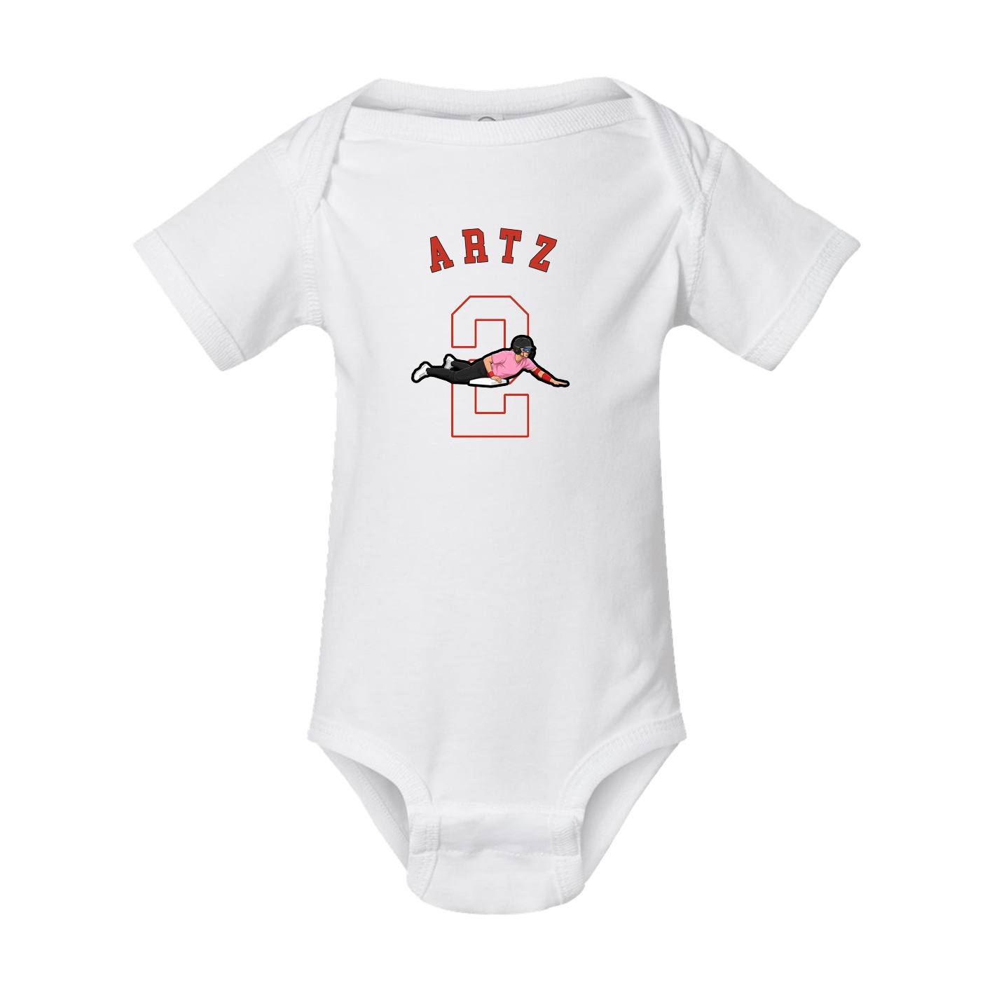 Baby Onesie — Shirsey Arch in White