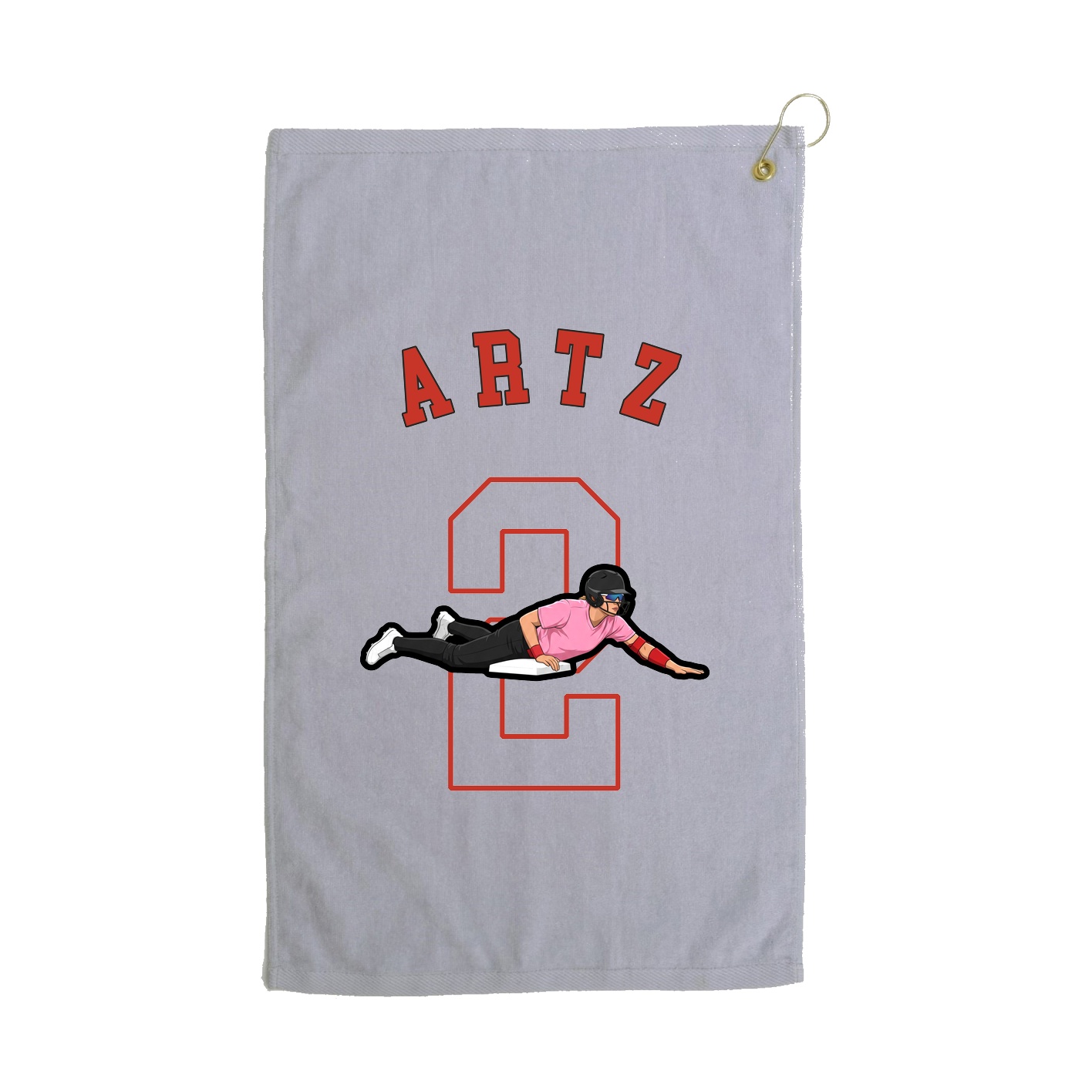 Golf Towel — Shirsey Arch in Grey