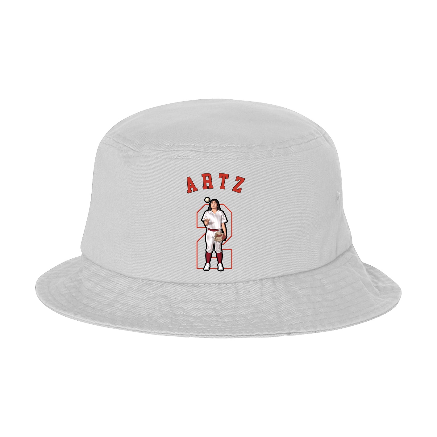 Bucket Cap — Shirsey Arch in White