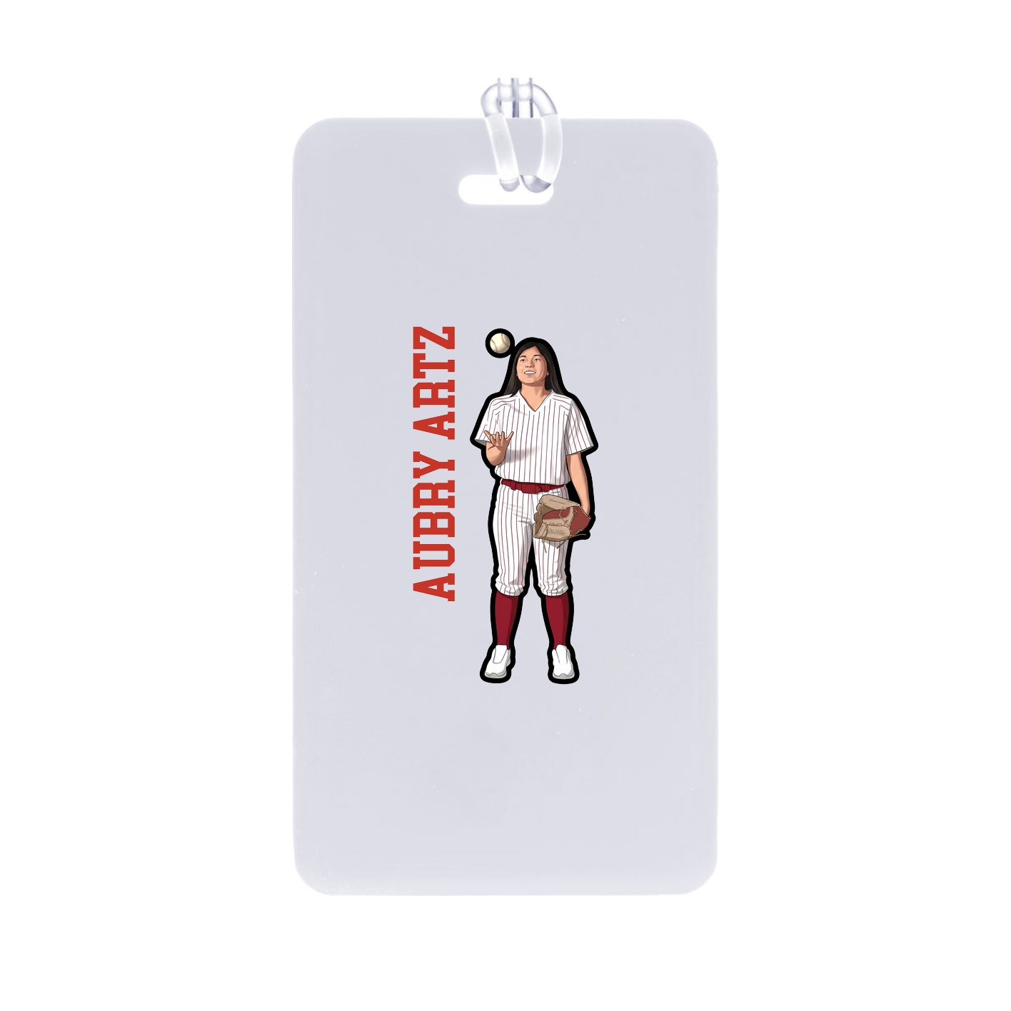Bag Tag — Name Vertical in Classic
