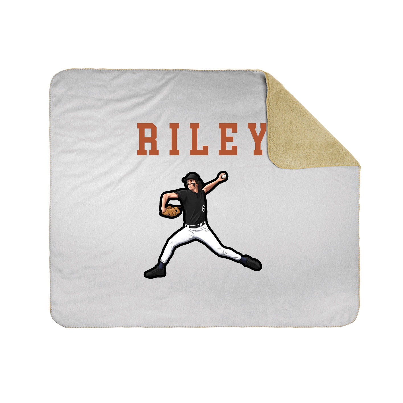 Throw Blanket — Shirsey in White