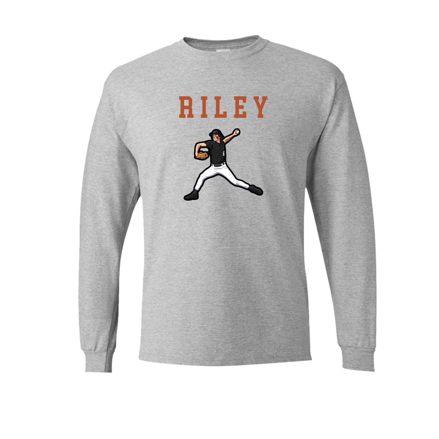 Long Sleeve Tee — Shirsey in Grey