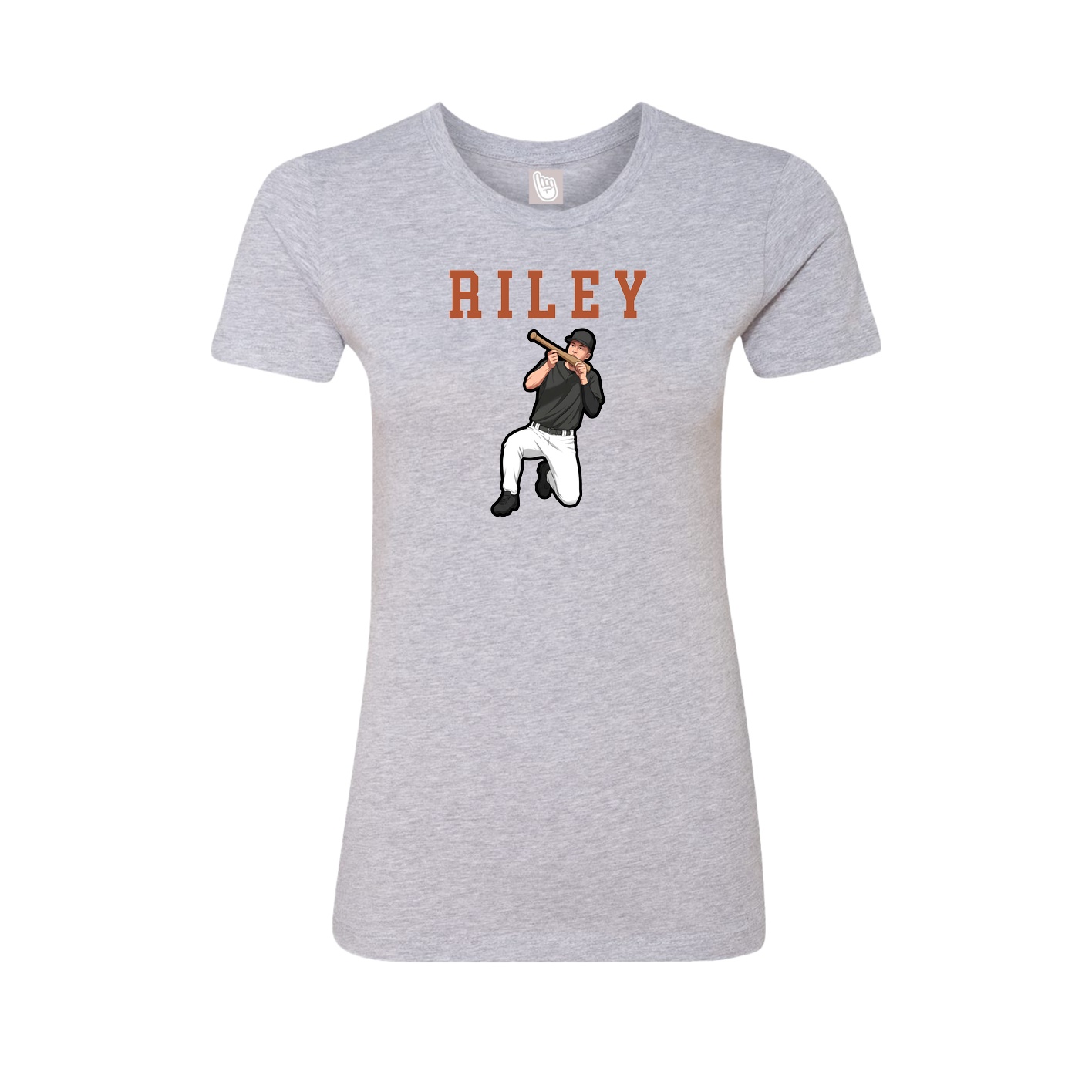 Fitted Women's Tee — Shirsey in Grey