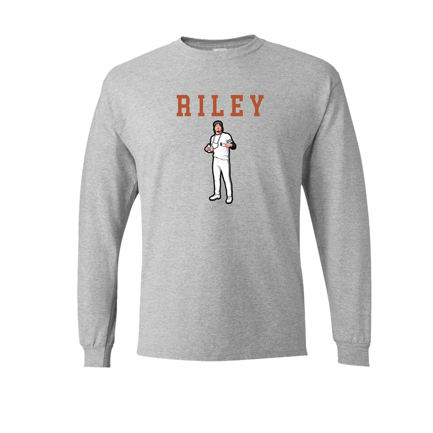 Long Sleeve Tee — Shirsey in Grey