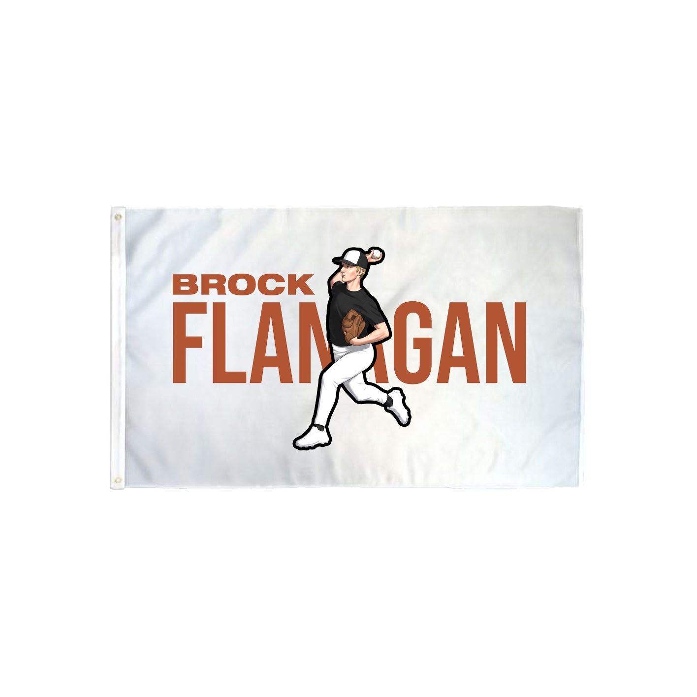 3x5 Flag — Player Name in Classic