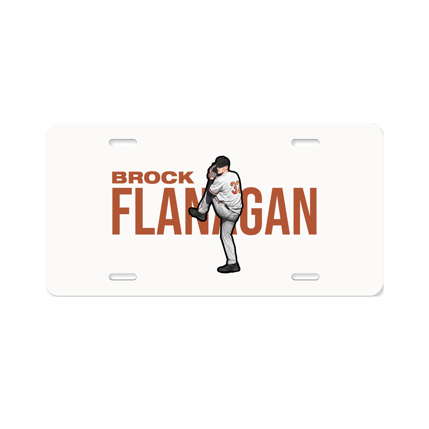 License Plate — Player Name in Classic