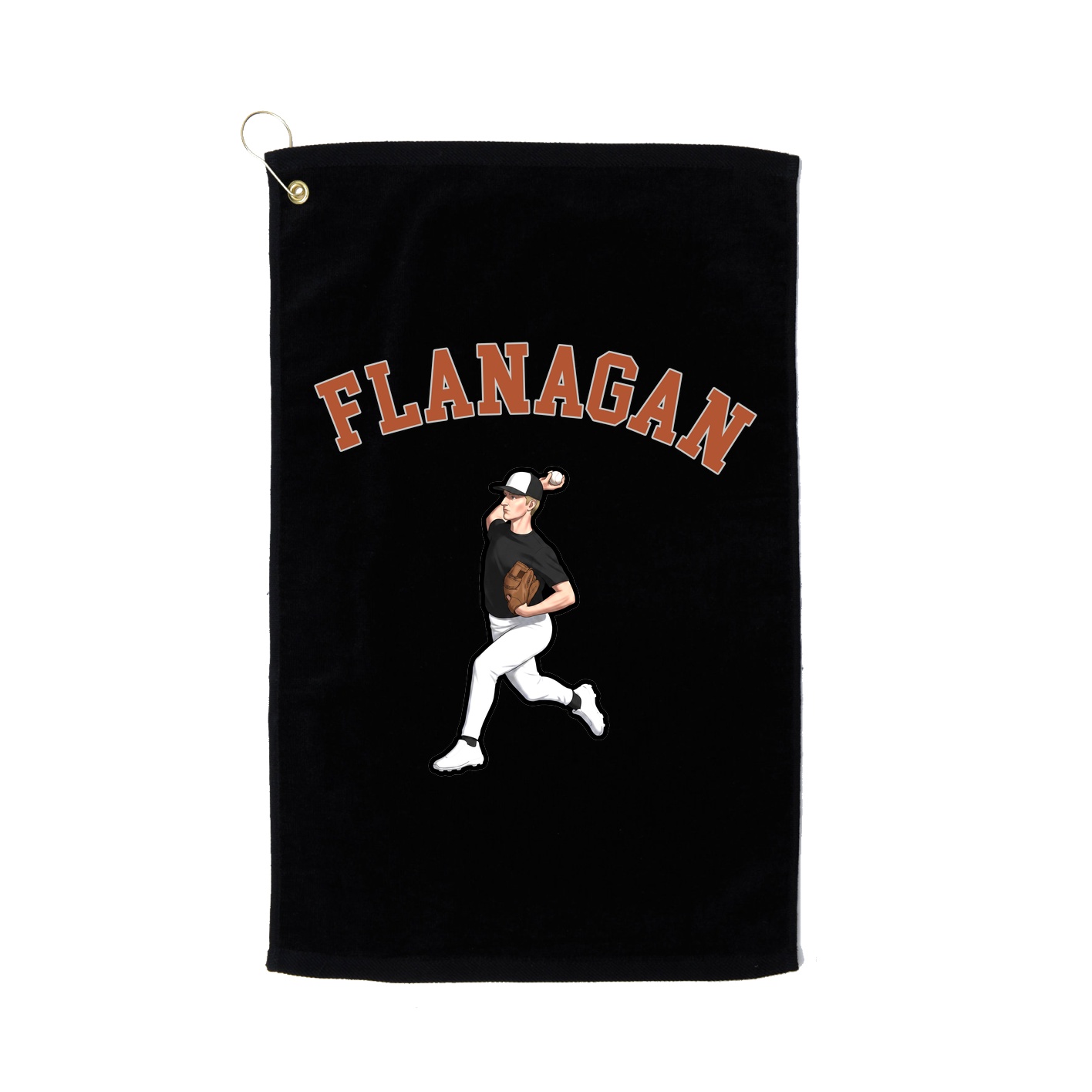 Golf Towel — Shirsey Arch in Black