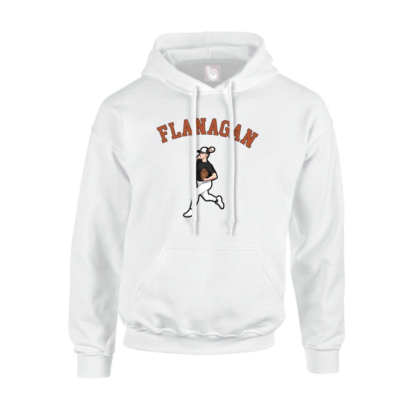 Hoodie — Shirsey Arch in White