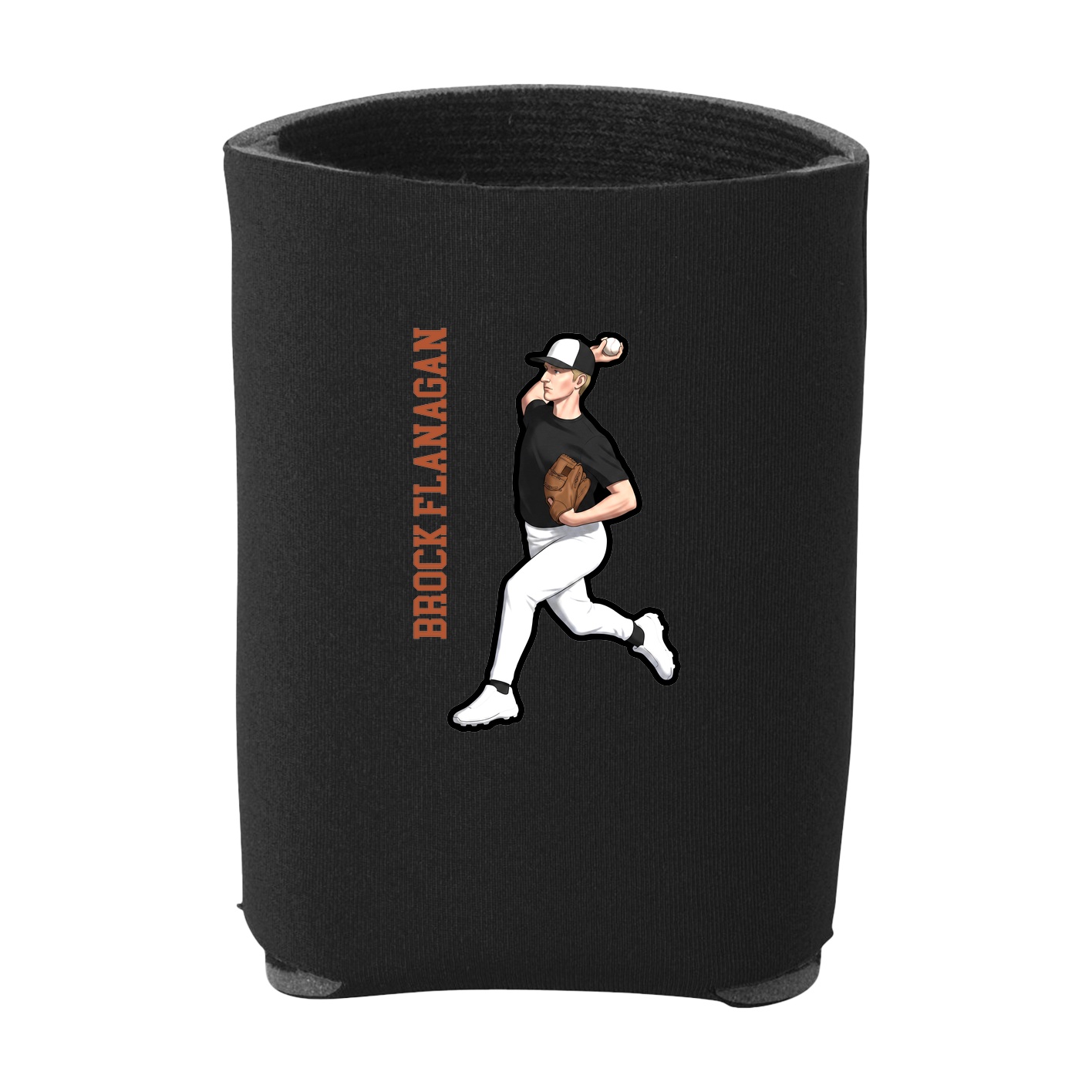 Can Holder — Name Vertical in Black