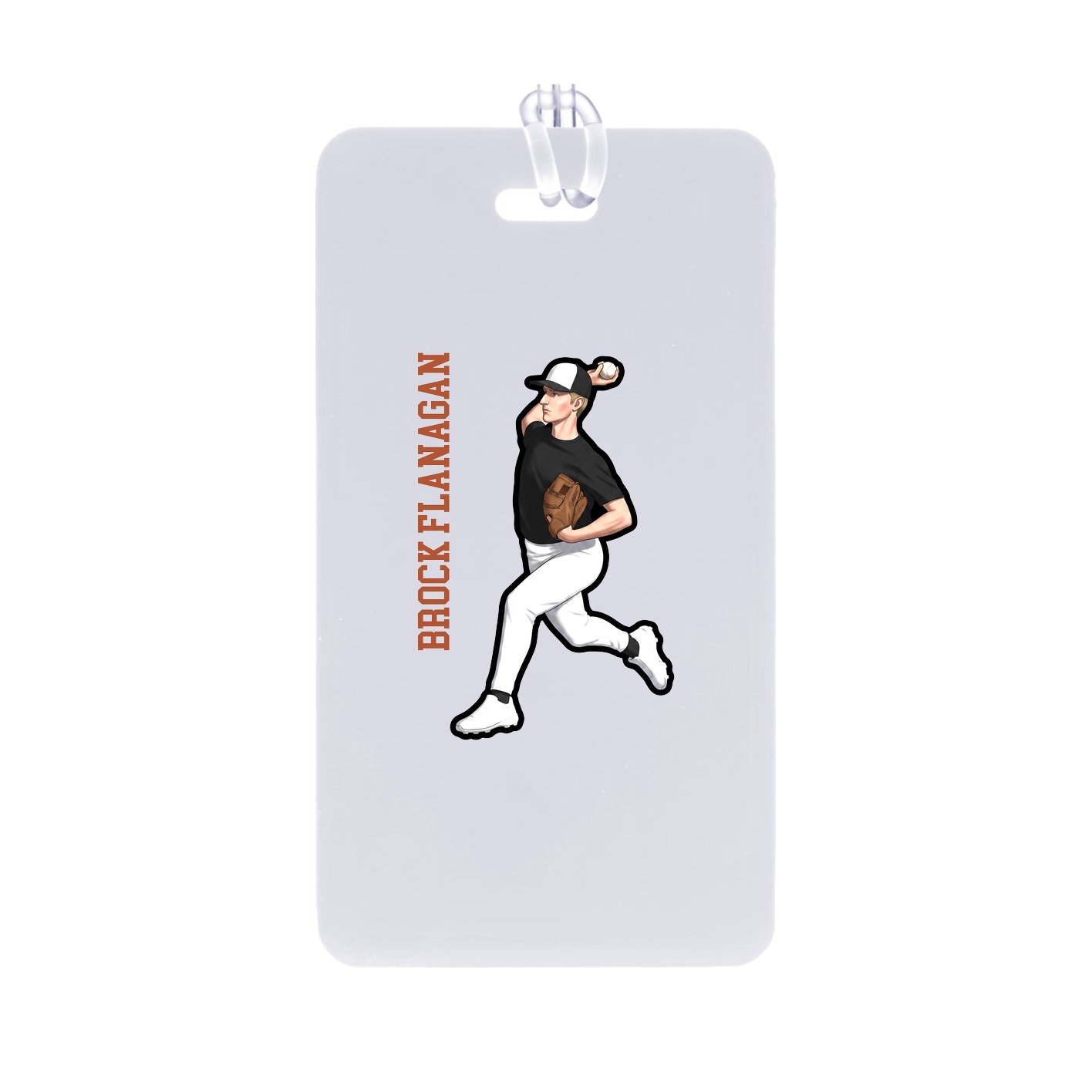 Bag Tag — Name Vertical in Classic