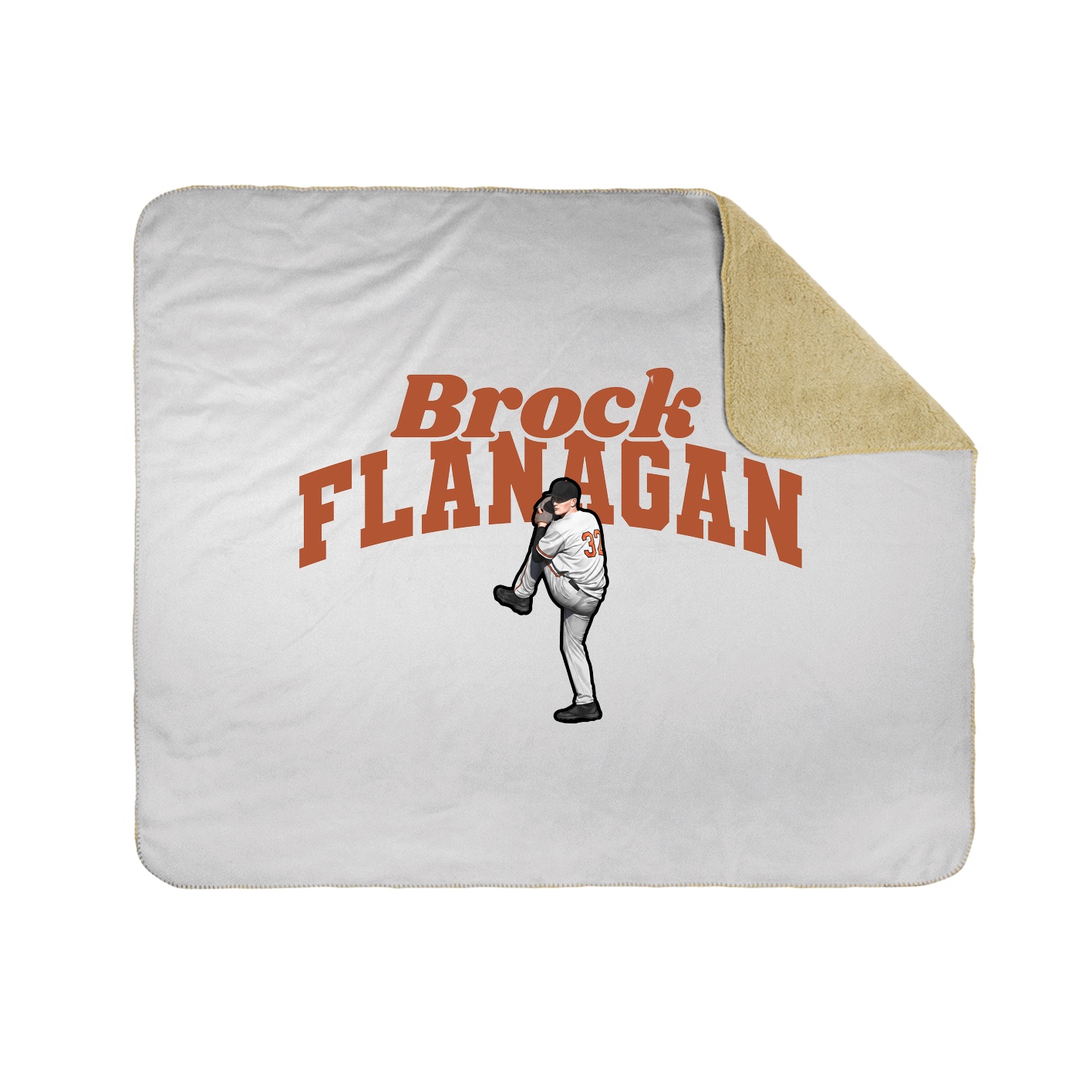 Throw Blanket — Signature Arch in White