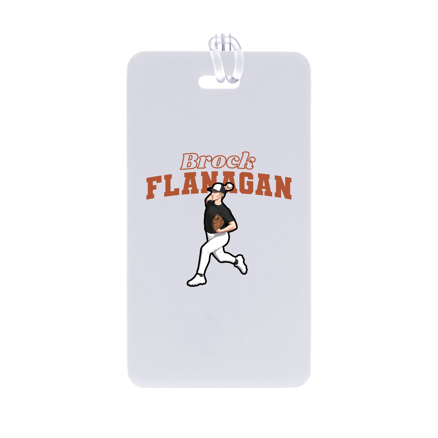 Bag Tag — Name Arch in Classic