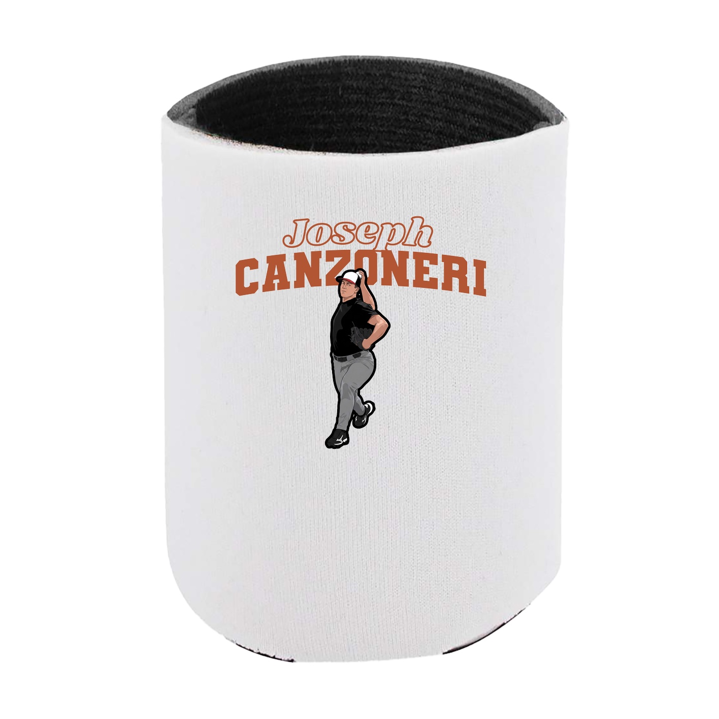 Can Holder — Name Arch in White