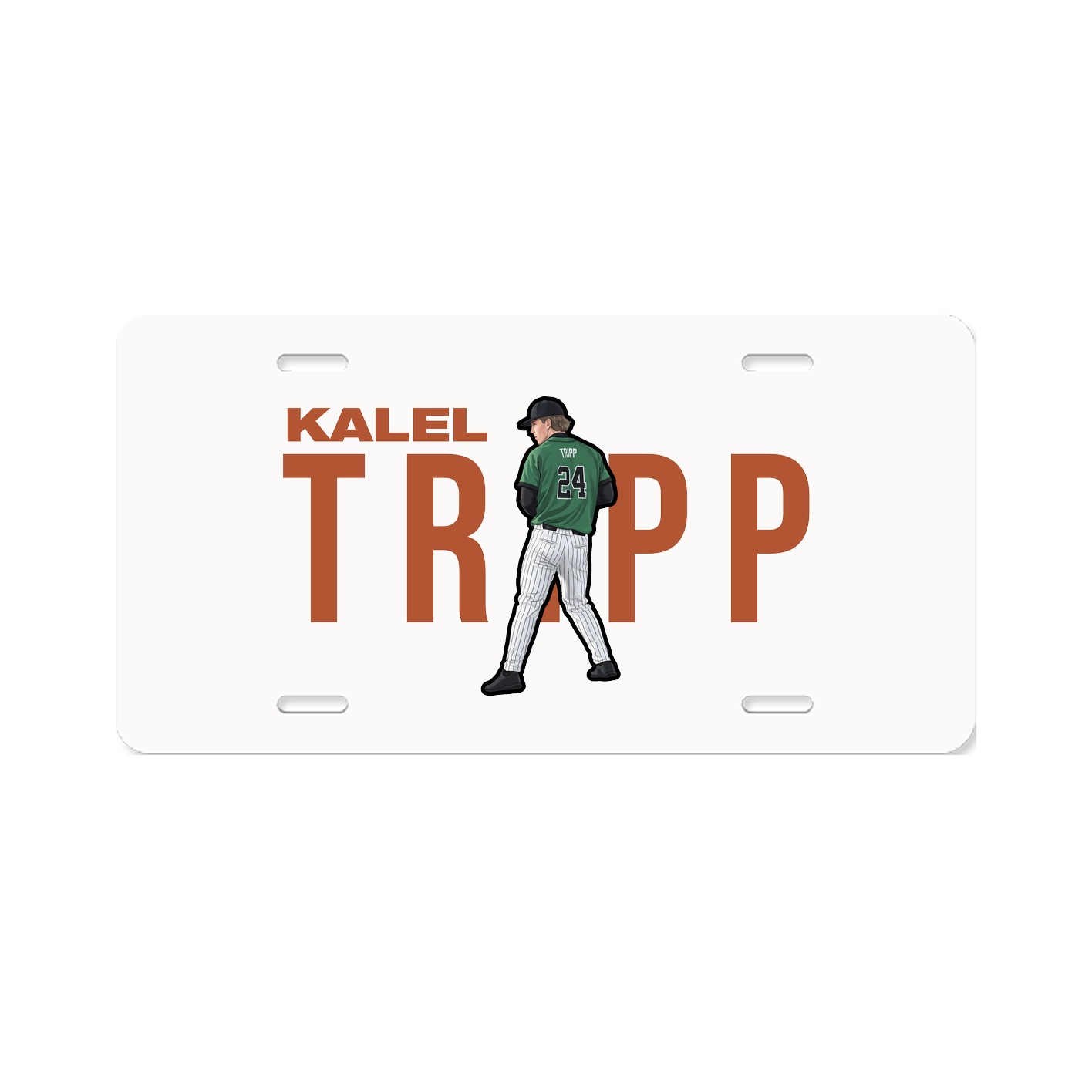 License Plate — Player Name in Classic