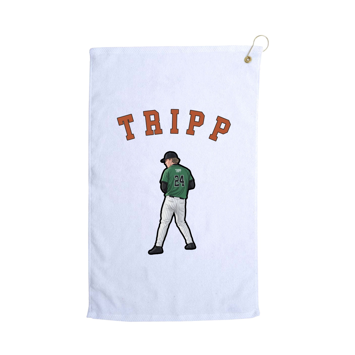 Golf Towel — Shirsey Arch in White