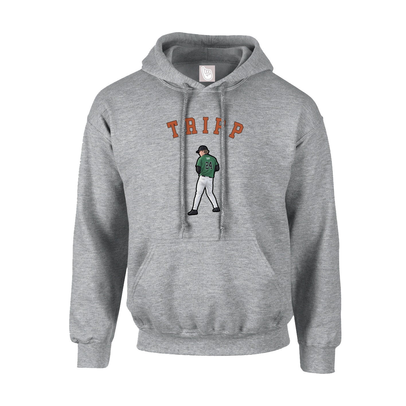 Youth Hoodie — Shirsey Arch in Grey
