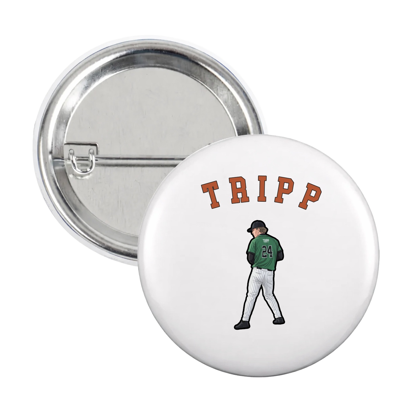 Game Day Button — Shirsey Arch in White