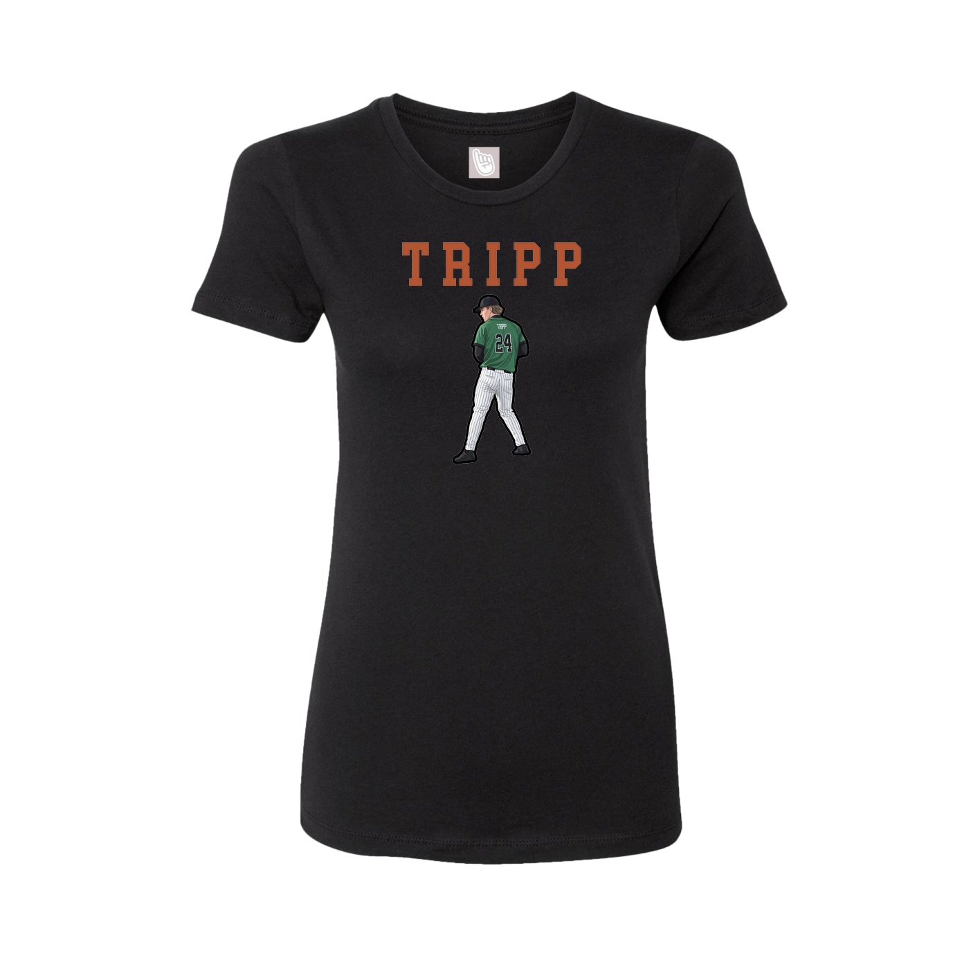 Fitted Women's Tee — Shirsey in Black