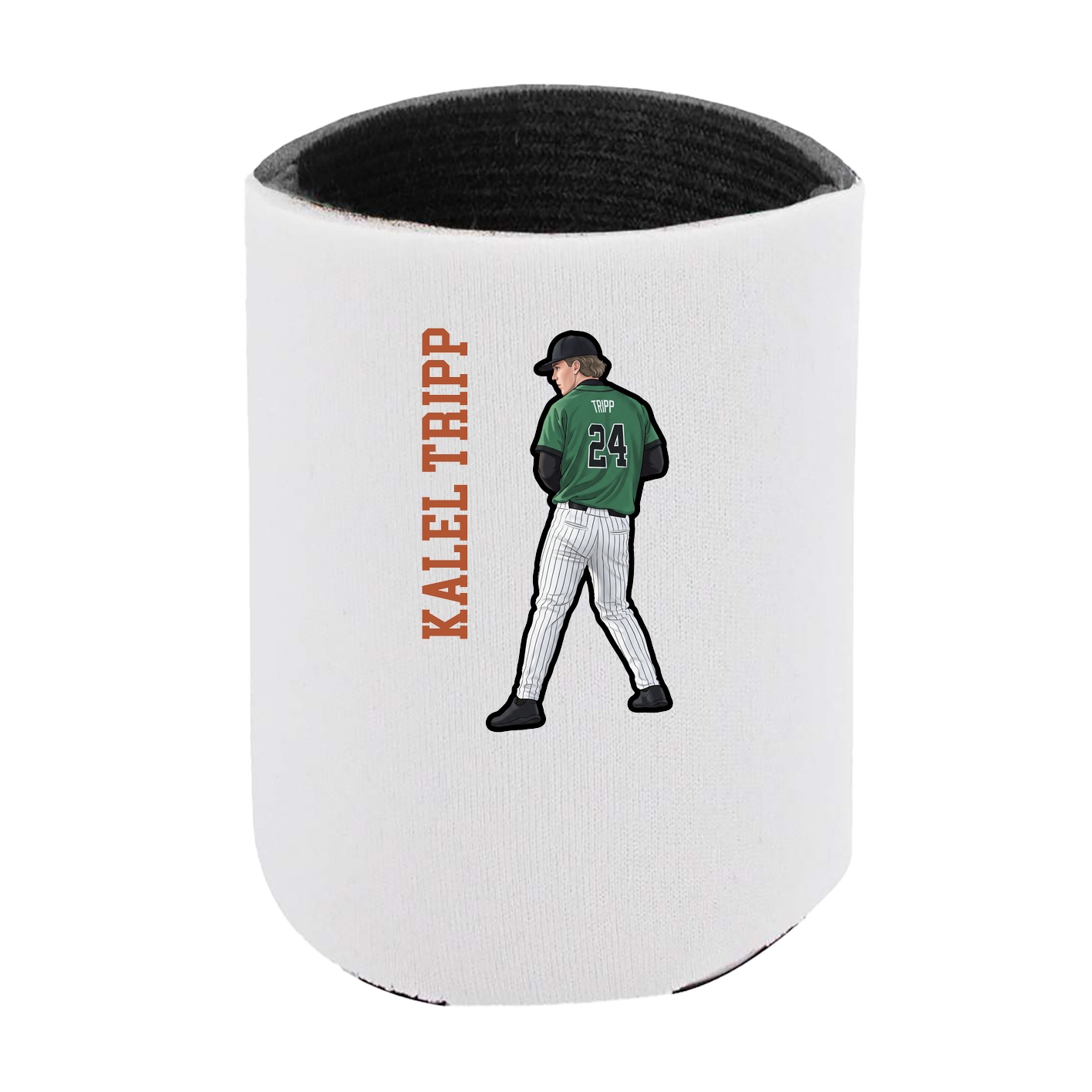 Can Holder — Name Vertical in White