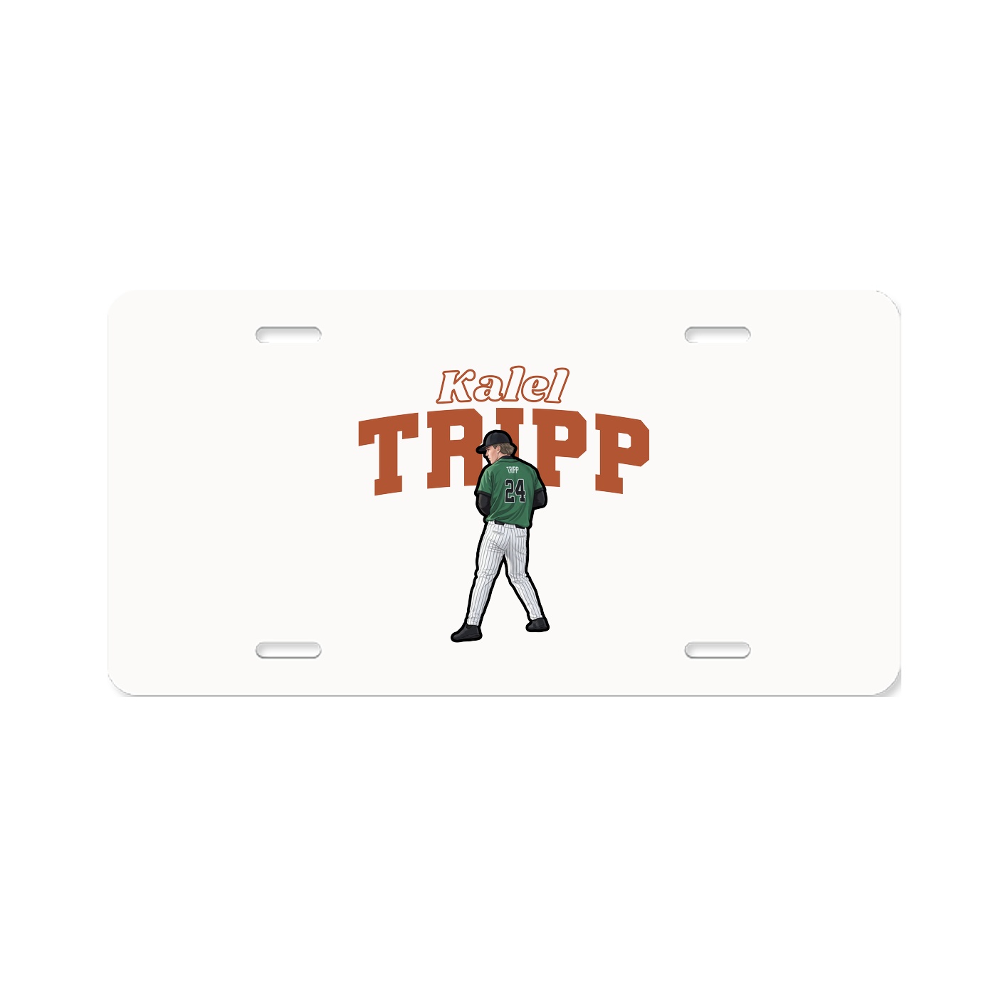 License Plate — Name Arch in Classic