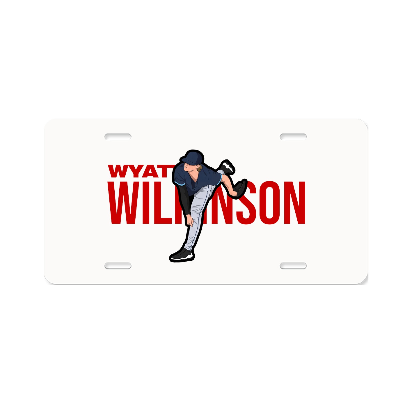 License Plate — Player Name in Classic