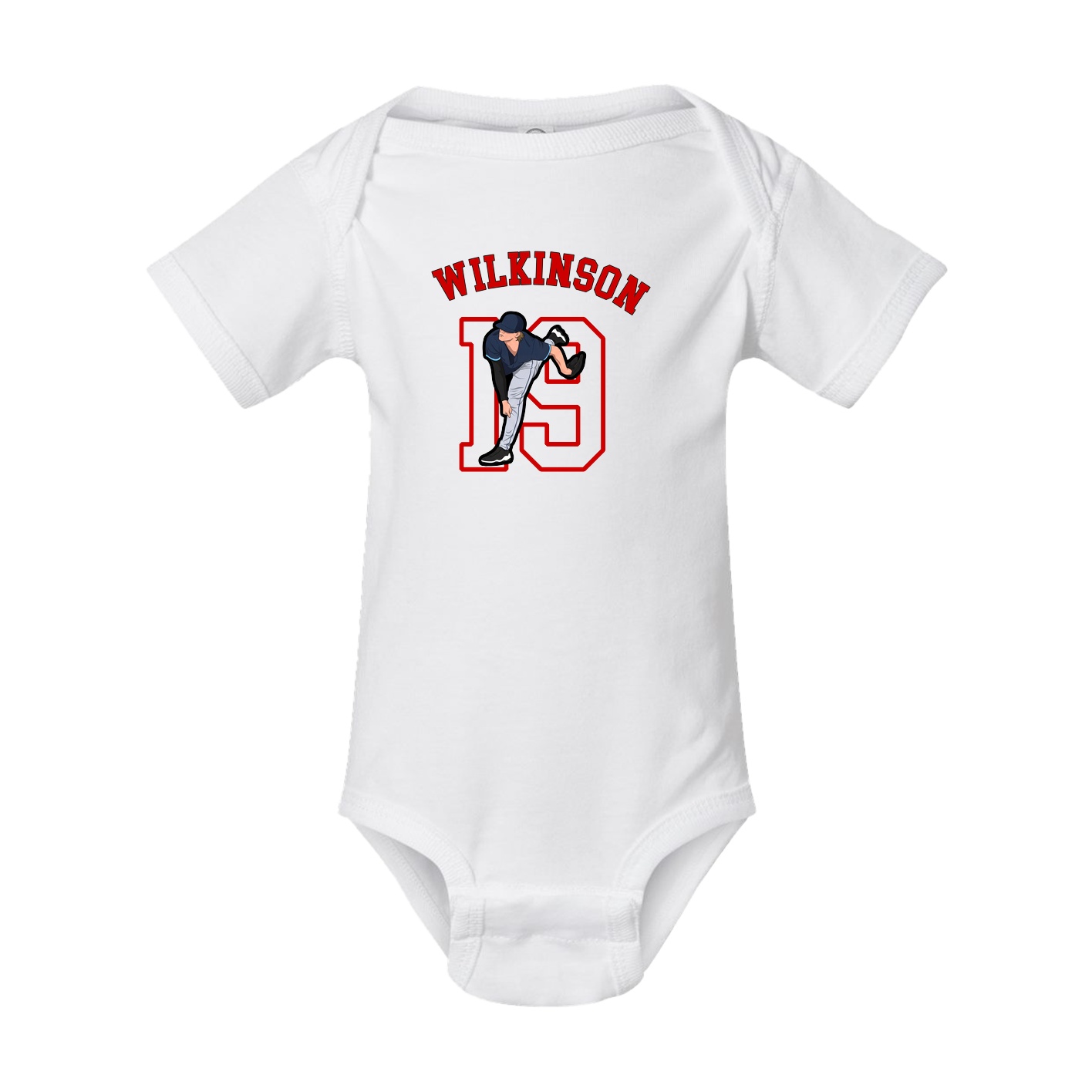 Baby Onesie — Shirsey Arch in White