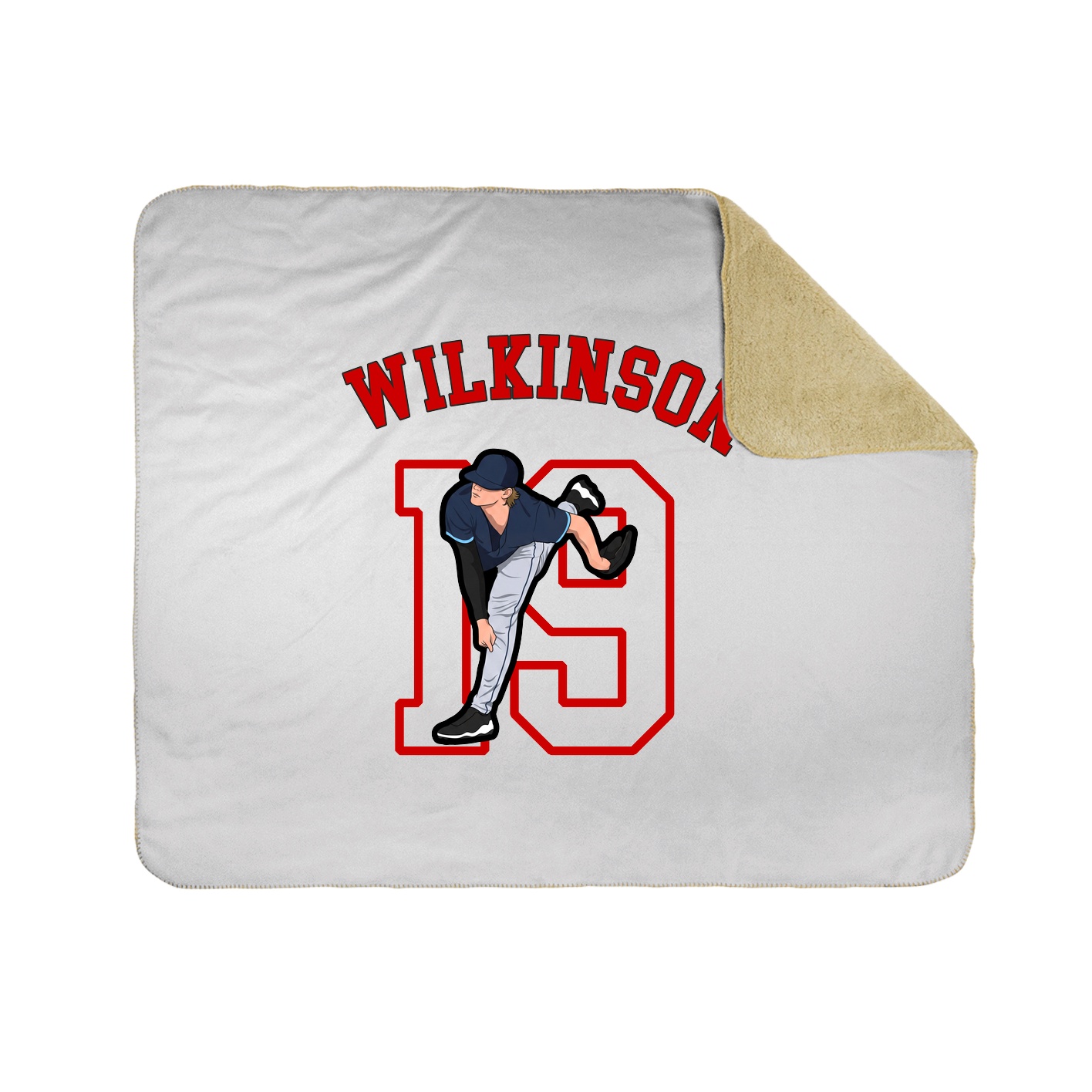 Throw Blanket — Shirsey Arch in White