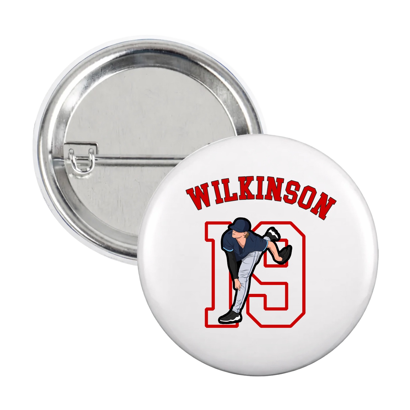 Game Day Button — Shirsey Arch in White