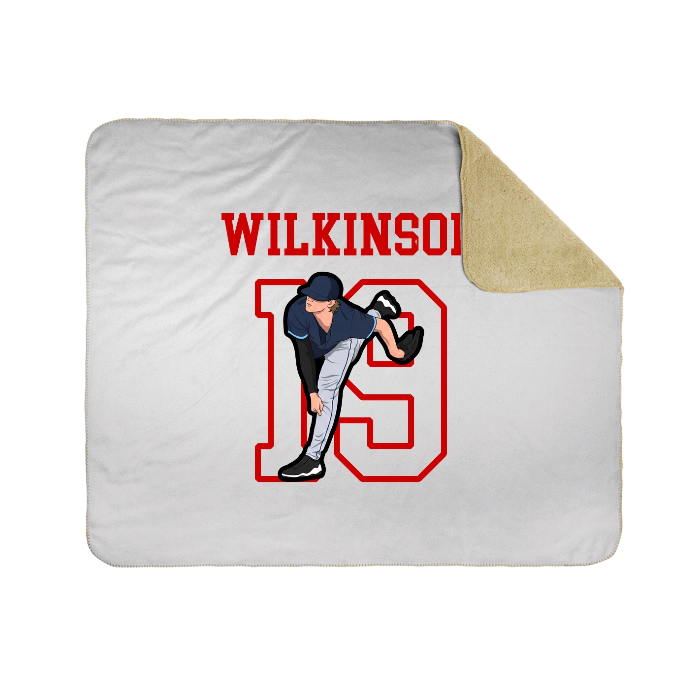 Throw Blanket — Shirsey in White