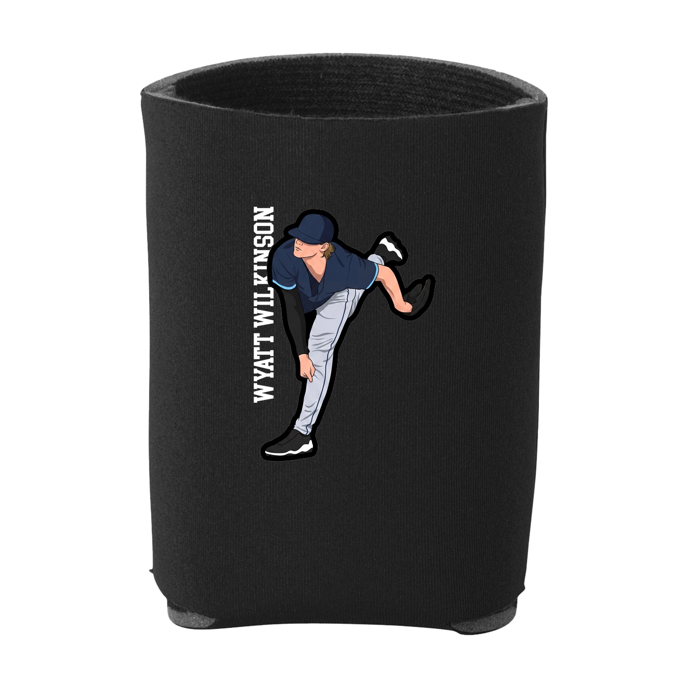 Can Holder — Name Vertical in Black