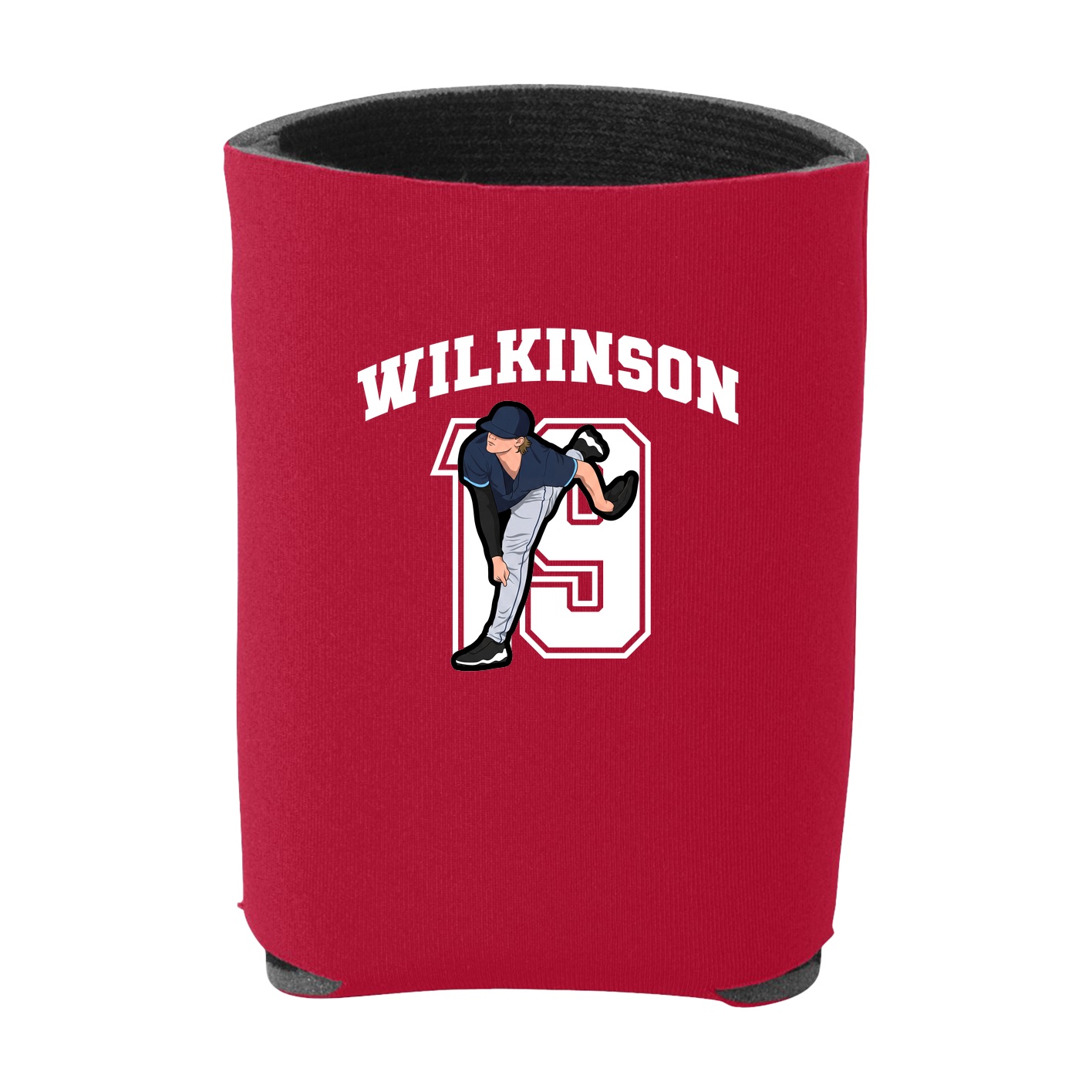 Can Holder — Number in Red