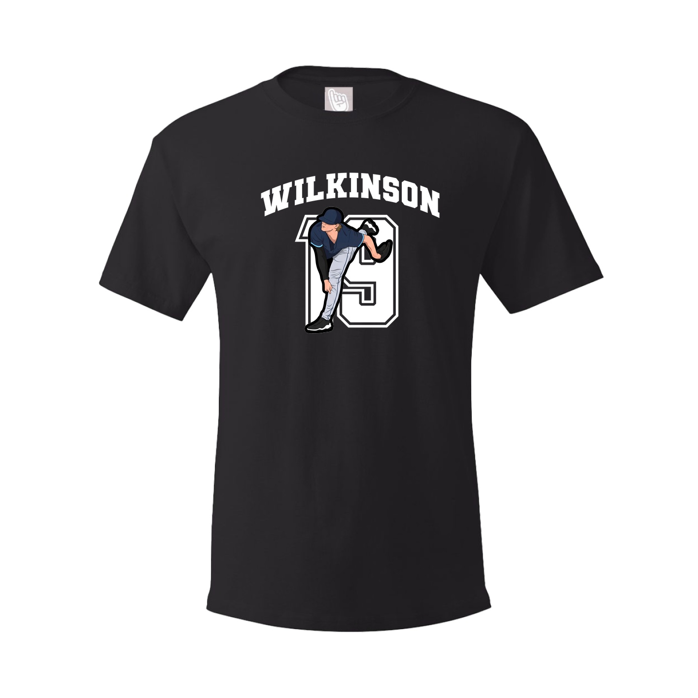 Youth Tee — Number in Black