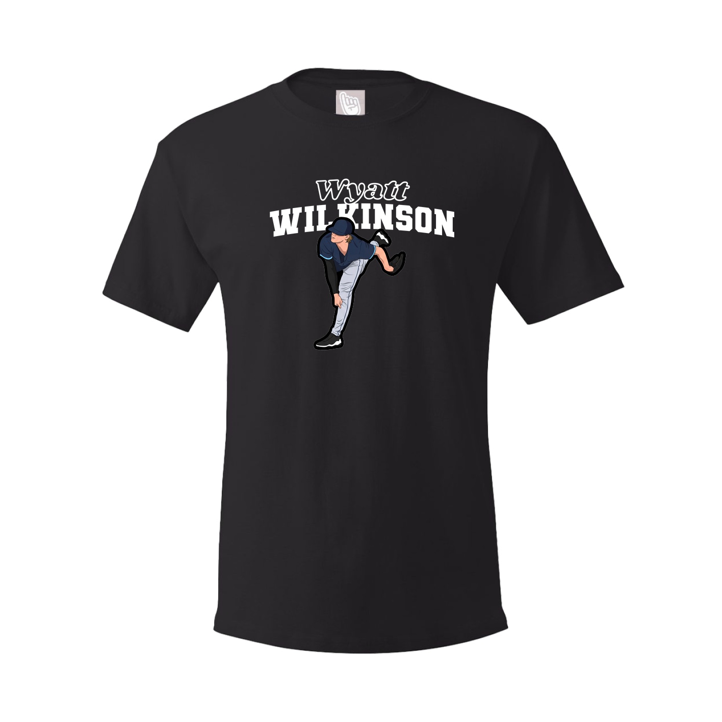 Youth Tee — Name Arch in Black