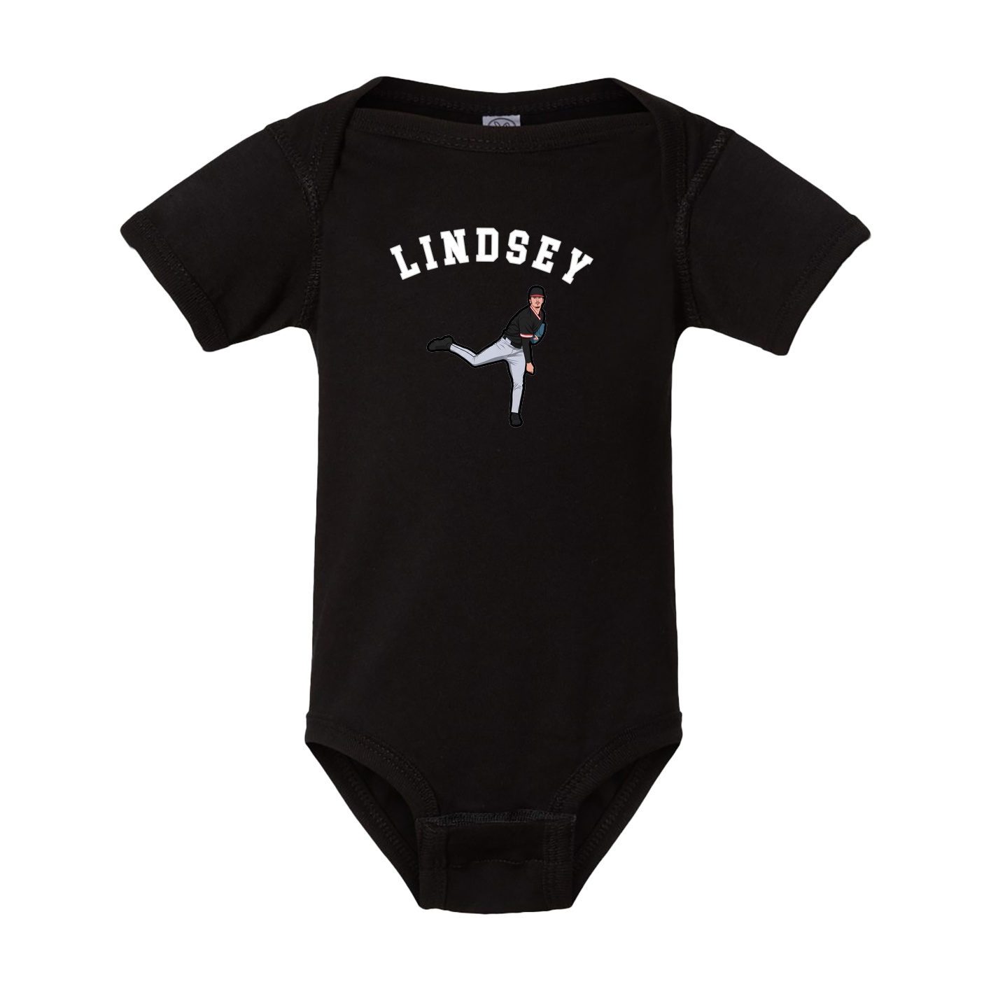 Baby Onesie — Shirsey Arch in Black