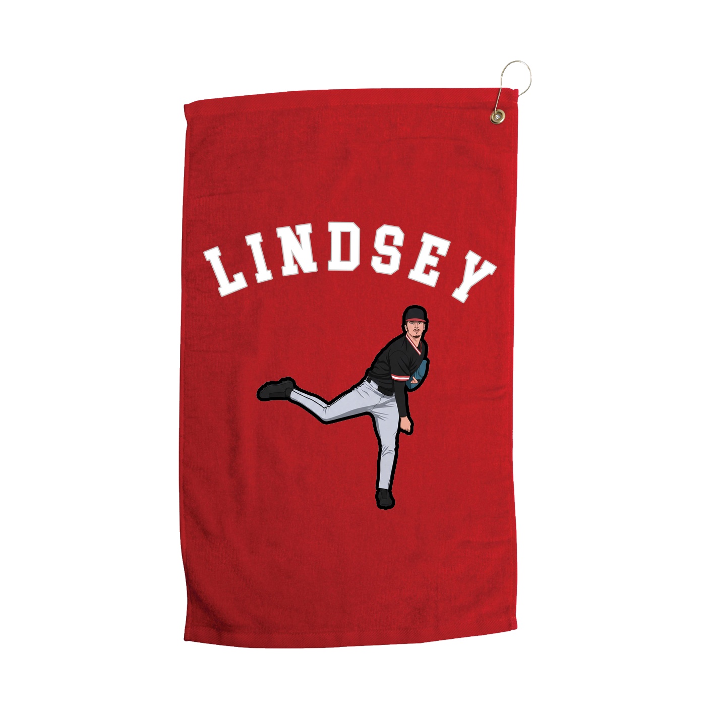 Golf Towel — Shirsey Arch in Red