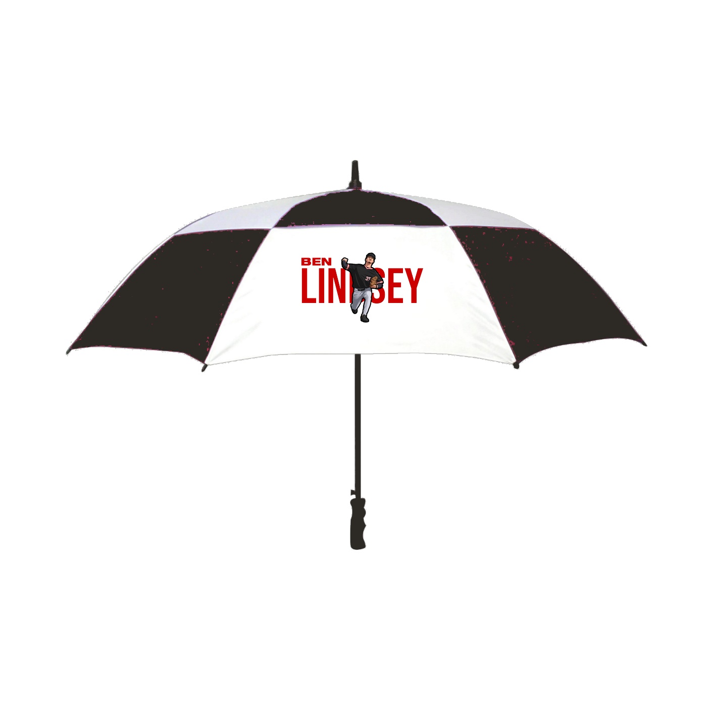 Golf Umbrella — Player Name in Black