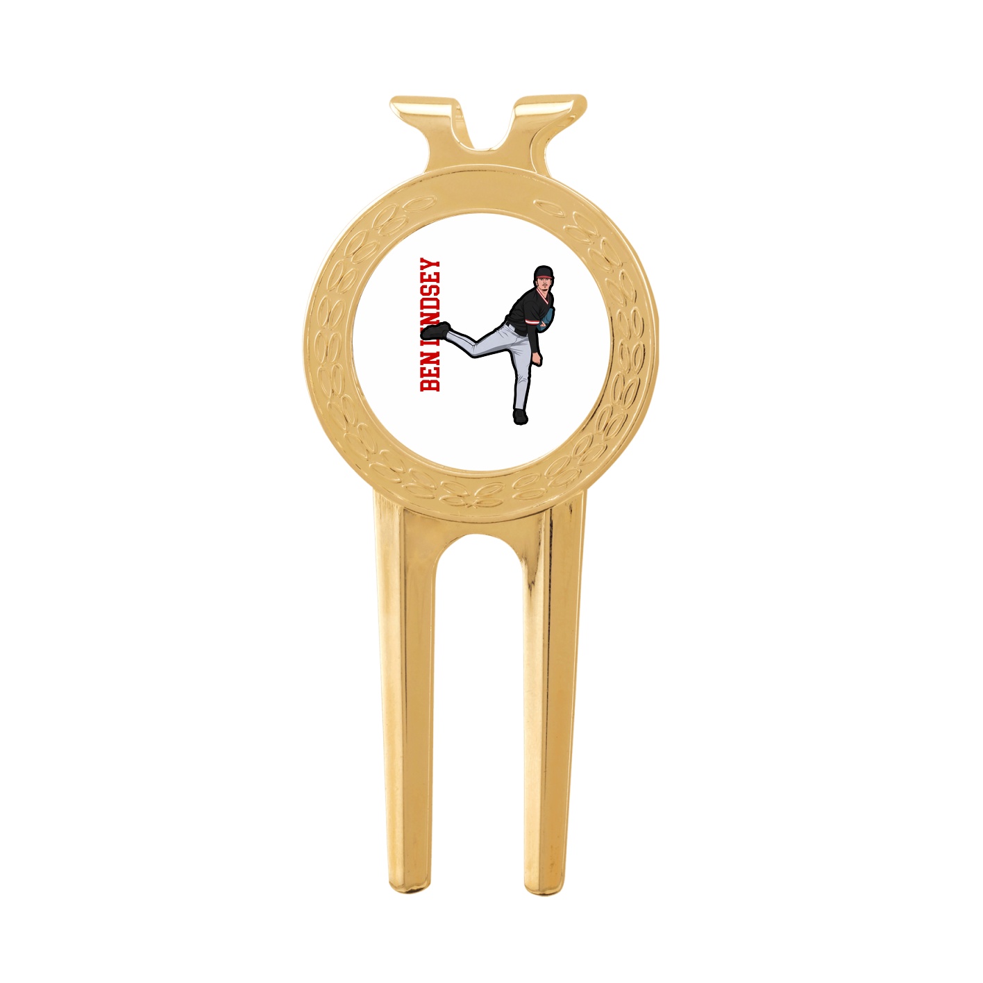 Divot Tool with Ball Marker — Name Vertical in Classic