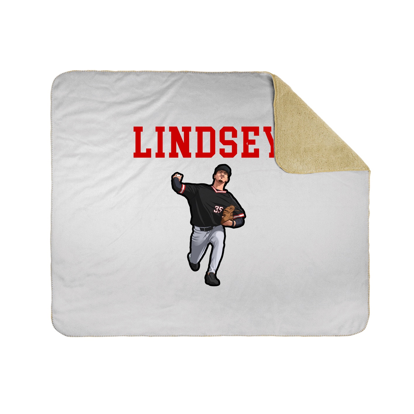 Throw Blanket — Shirsey in White
