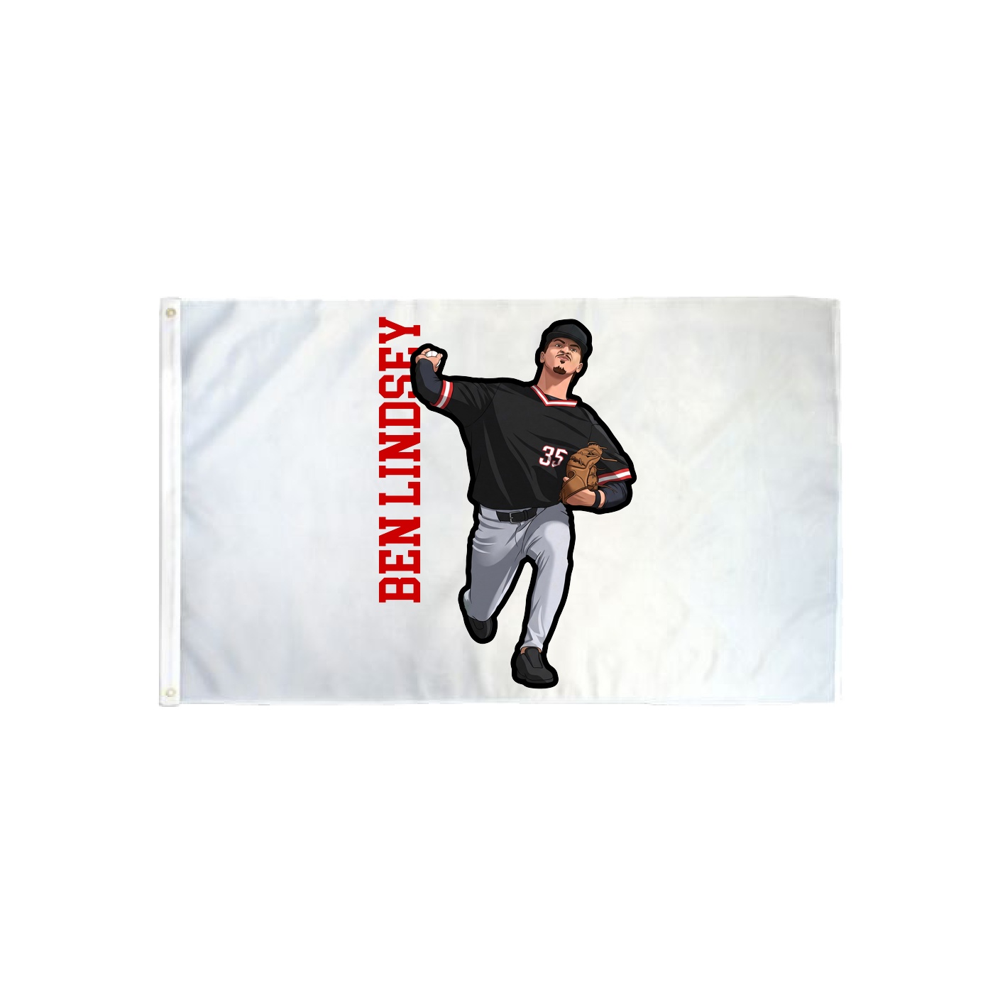 3x5 Flag — Name Vertical in Classic