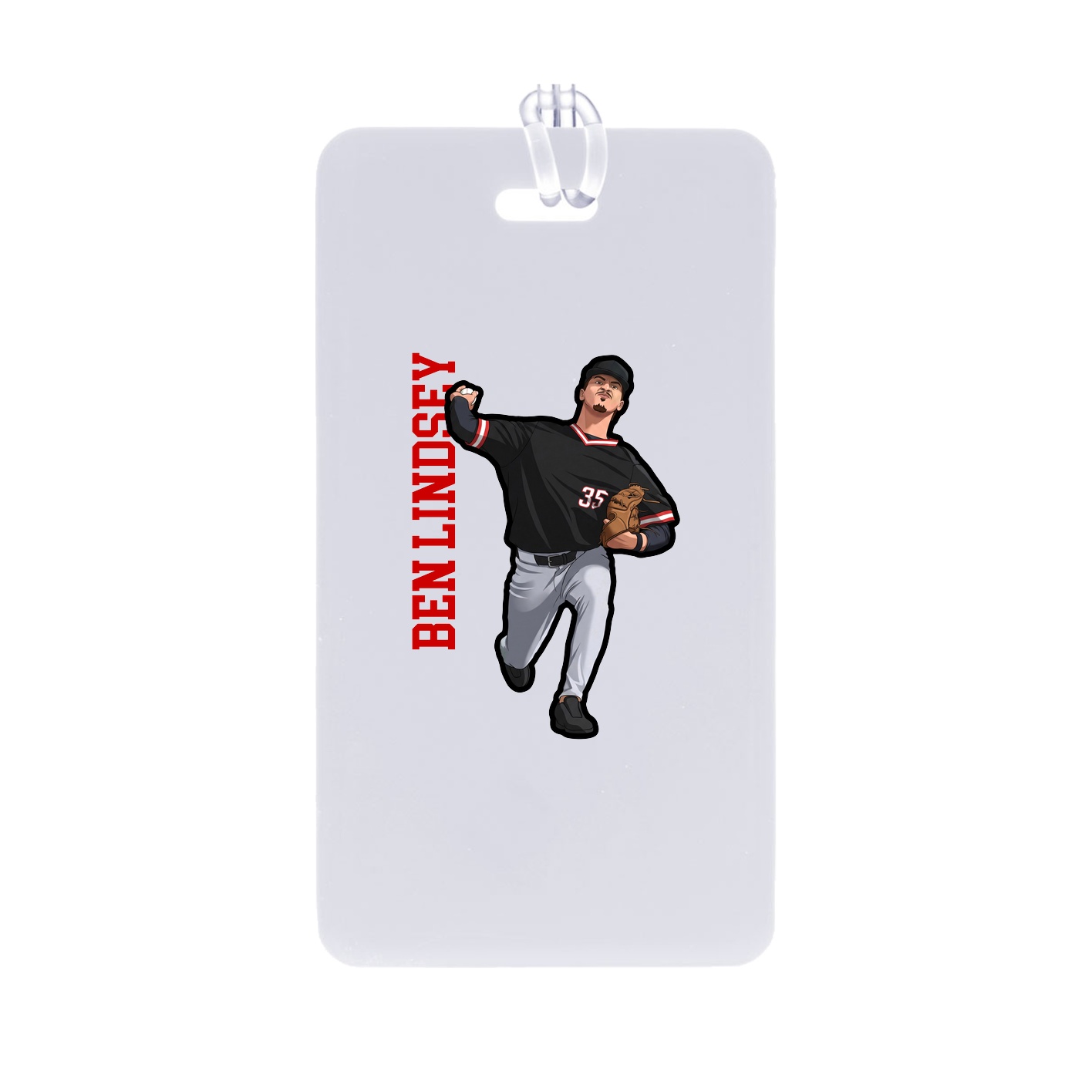 Bag Tag — Name Vertical in Classic