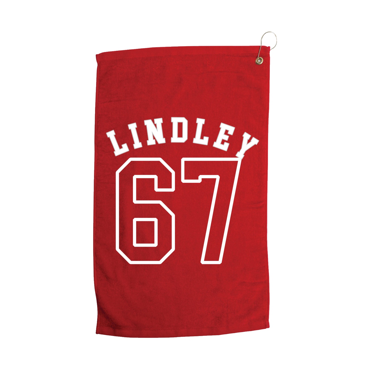 Golf Towel — Shirsey Arch in Red