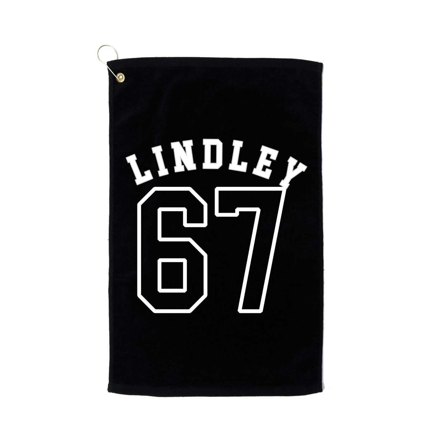 Golf Towel — Shirsey Arch in Black