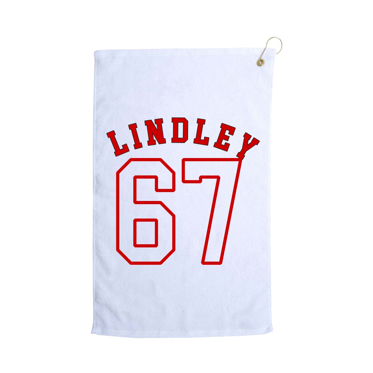 Golf Towel — Shirsey Arch in White