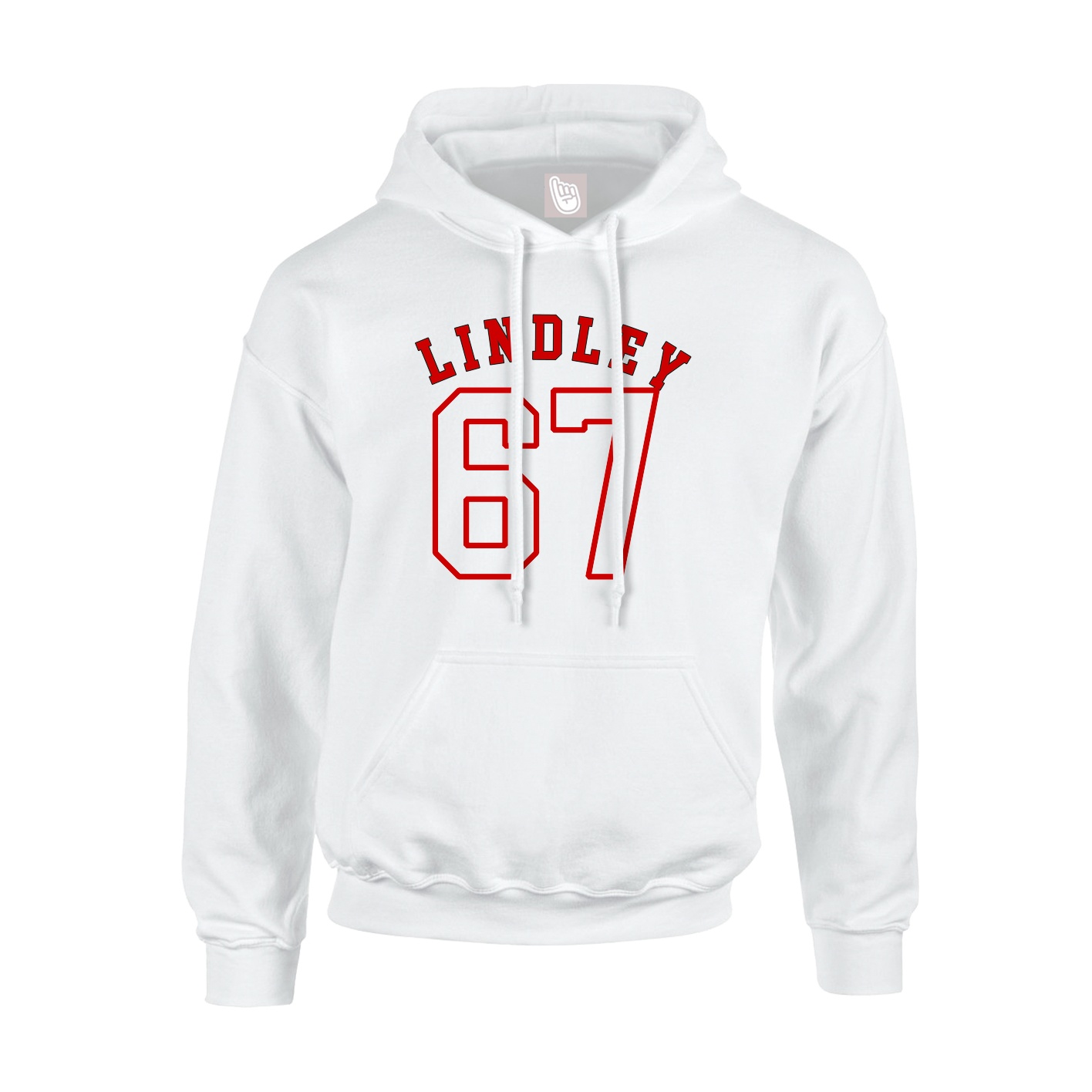 Youth Hoodie — Shirsey Arch in White