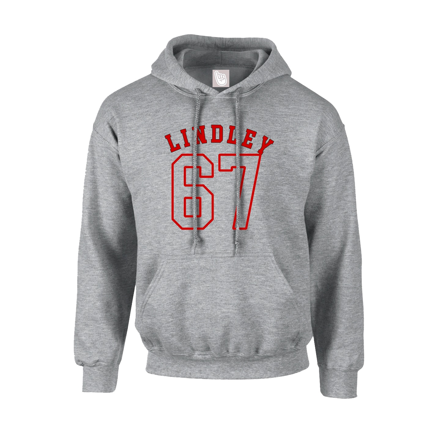 Youth Hoodie — Shirsey Arch in Grey