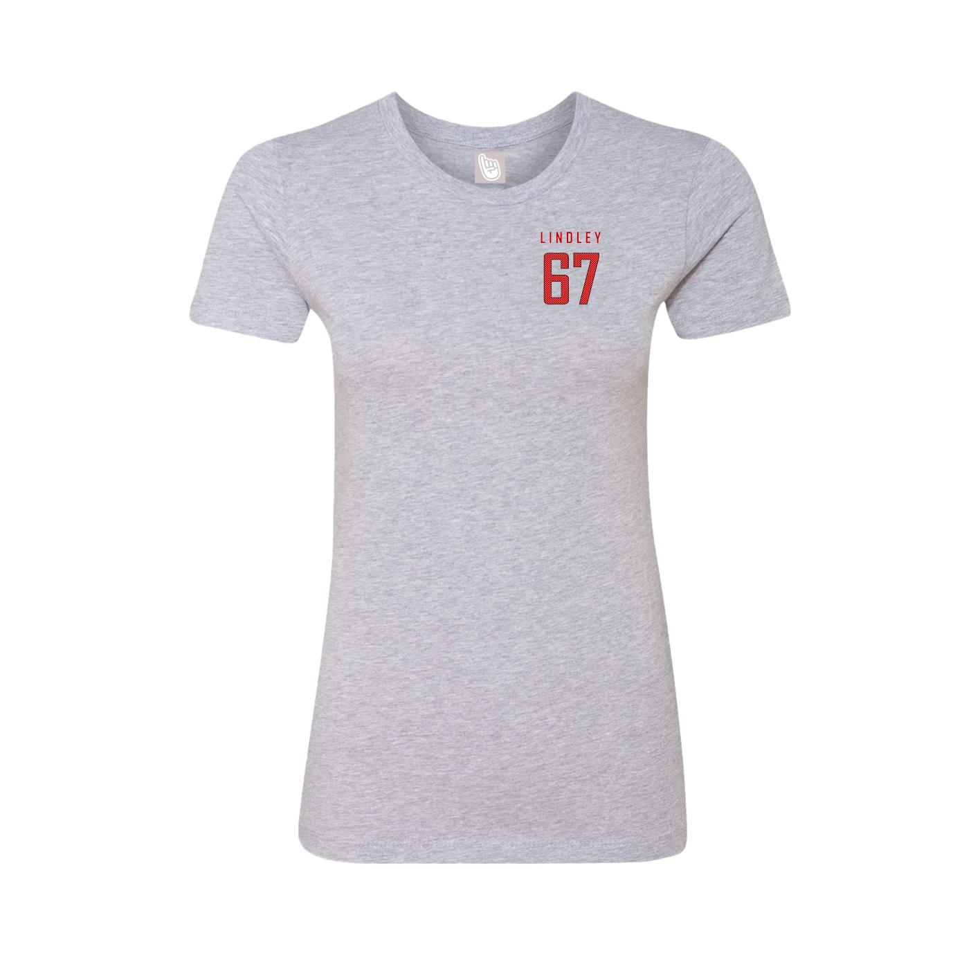 Fitted Women's Tee — Mesh Shirsey in Grey